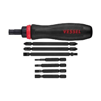 （株）ベッセル メガドラ差替ラチェットドライバー7本組 900RT-7P メガドラ差替ラチェットドライバー７本組 900RT-7P