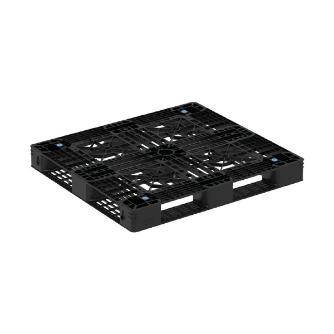 三甲（株） Dタイプパレット パレットＤタイプ 812450-00 D4-1011-4 ﾌﾞﾗｯｸ