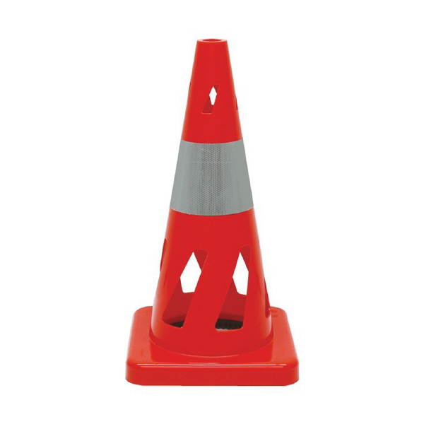 三甲（株） 安全保安用品 コーン（反射テープ白１本） 806407-01 ｾｰﾌﾃｨﾎｰﾙｺｰﾝ ﾚｯﾄﾞ