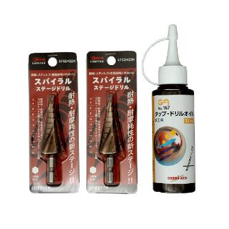 （株）ロブテックス スパイラルステージドリルセット SPSD スパイラルステージドリルセット SPSD422HYS