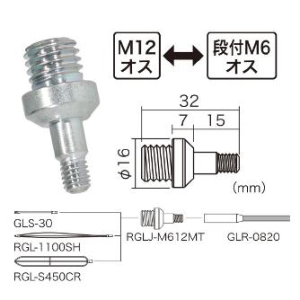 ジェフコム（株） アダプター金具 RGLJ アダプター金具 RGLJ-M612MT