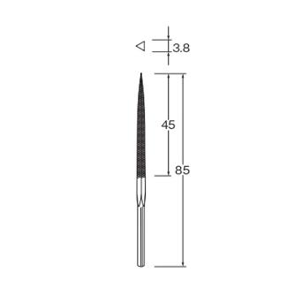 日本精密機械工作（株） スシプロ用ヤスリ P スシプロ用ヤスリ三角細目 P3503