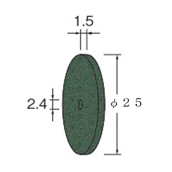 日本精密機械工作（株） ホイール型ポリッシャーサンダー S ホイール型ポリッシャーサンダー　φ２５ S2641