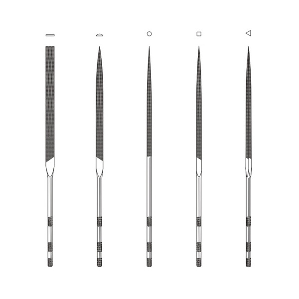 日本精密機械工作（株） 精密ヤスリ 粗目 X 精密ヤスリ（荒目）セット X0310