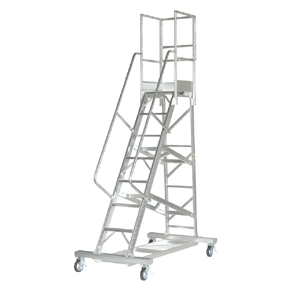 （株）ピカコーポレイション アルミ製移動式作業台 DWS-D-BTF アルミ製移動式作業台 DWS-D240BTF