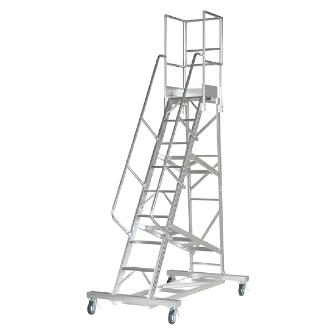 （株）ピカコーポレイション アルミ製移動式作業台 DWS-D-BTF アルミ製移動式作業台 DWS-D270BTF