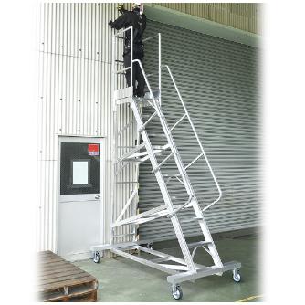 （株）ピカコーポレイション アルミ製移動式作業台 DWS-D-BTF アルミ製移動式作業台 DWS-D270BTF