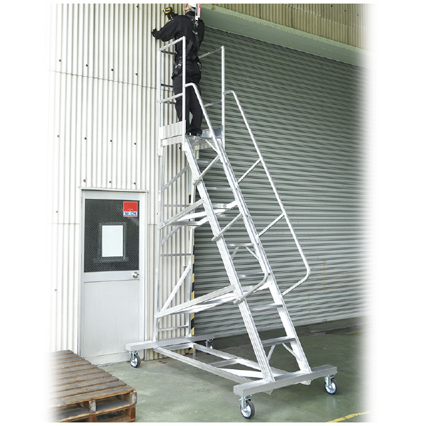 （株）ピカコーポレイション アルミ製移動式作業台 DWS-D-BTF アルミ製移動式作業台 DWS-D270BTF