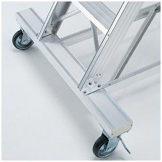 （株）ピカコーポレイション アルミ製移動式作業台 DWS-D-BTF アルミ製移動式作業台 DWS-D330BTF