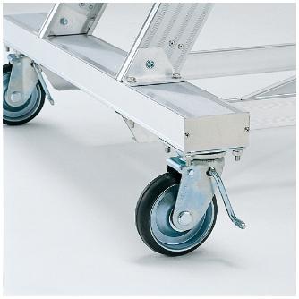 （株）ピカコーポレイション アルミ製移動式作業台 DWS-D-BTF アルミ製移動式作業台 DWS-D360BTF