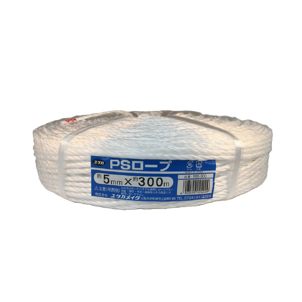 （株）ユタカメイク PSロープ 大巻タイプ ＰＳロープ　大巻 PS5-300