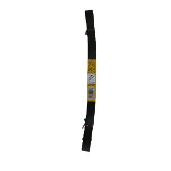 （株）ユタカメイク ゴムロープ 20mm巾 ２本線カギフック金具付 ゴムロープ（金具：２本線カギフック） TT-18-1