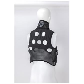 アイトス（株） 12穴式6点ペルチェベスト Y8158-010-F １２穴式６点ペルチェベスト Y8158-010-F ﾌﾞﾗｯｸ