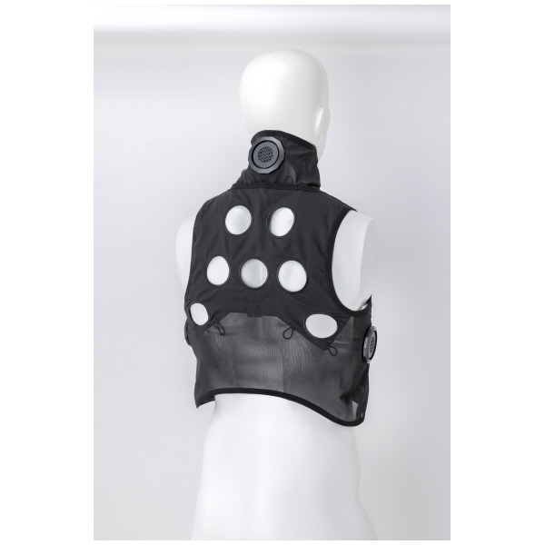 アイトス（株） 12穴式6点ペルチェベスト Y8158-010-F １２穴式６点ペルチェベスト Y8158-010-F ﾌﾞﾗｯｸ