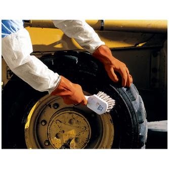 ショーワグローブ（株） 腕カバー付ニュービニローブ NO645 腕カバー付ニュービニローブ　Ｓサイズ NO645-S