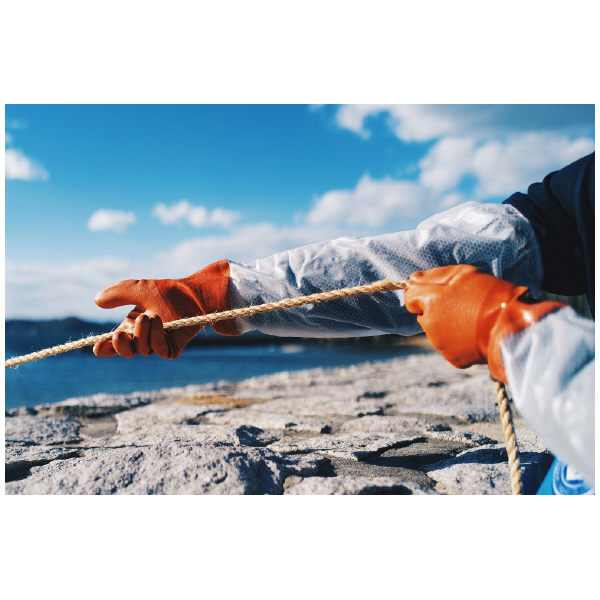 ショーワグローブ（株） 腕カバー付ニュービニローブ NO645 腕カバー付ニュービニローブ　ＬＬサイズ NO645-LL