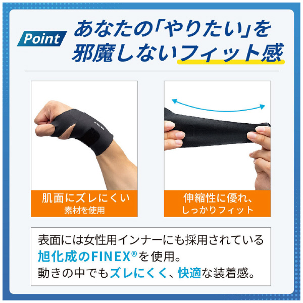 日本シグマックス（株） メディエイドサポーター 手首スリムハード＋ メディエイドサポーター手首スリムハード＋ 356501