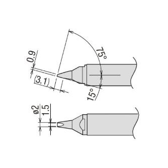 太洋電機産業（株） 交換こて先 FA-30HRT 交換こて先 FA-30HRT-2DC