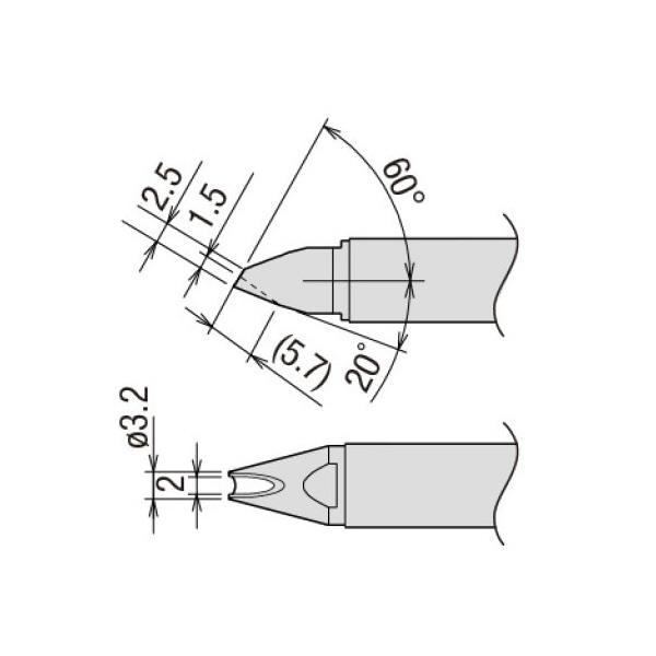 太洋電機産業（株） 交換こて先 FA-30HRT 交換こて先 FA-30HRT-3.2DV