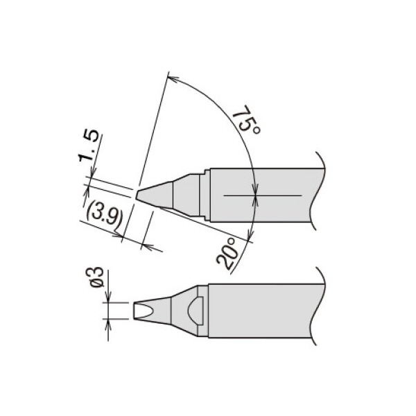 太洋電機産業（株） 交換こて先 FA-30HRT 交換こて先 FA-30HRT-3DC