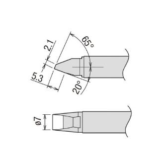 太洋電機産業（株） 交換こて先 FA-30HRT 交換こて先 FA-30HRT-7DC