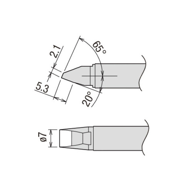 太洋電機産業（株） 交換こて先 FA-30HRT 交換こて先 FA-30HRT-7DC