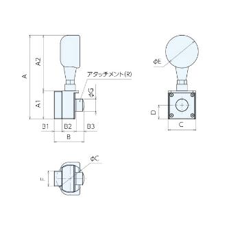 （株）ナベヤ ハンディデジタル荷重計 HDK ハンディデジタル荷重計 HDK-50KW