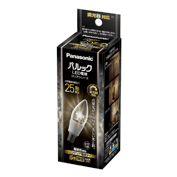 パナソニック（株）　電材 LED電球E17 シャンデリア調光 LDC ＬＥＤ電球Ｅ１７シャンデリア調光 LDC4LE17DC2
