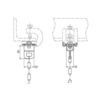 ネグロス電工（株） チェーン吊り金具 CS6 チェーン吊り金具 CS6