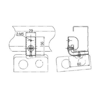 ネグロス電工（株） リップみぞ形鋼用ボックス支持金具 K10LB リップみぞ形鋼用ボックス支持金具 K10LB