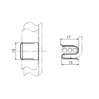 ネグロス電工（株） FVラック ケーブル支持金具 KF1 ＦＶラック　ケーブル支持金具 KF1