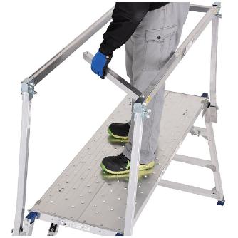 （株）ピカコーポレイション 足場台(可搬式) DXA型用エリアガード 足場台（可搬式）ＤＸＡ型用エリアガード DXA-AGLS