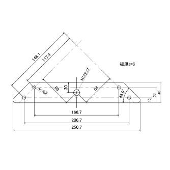 ＴＭＥＨジャパン（株） 28スクエア用キャスタープレートセット ASCMA-160 ２８スクエア用キャスタープレートセット ASCMA-160