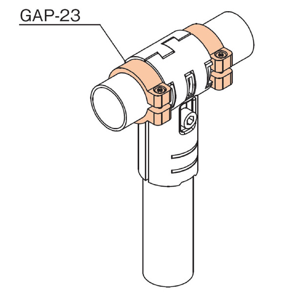 ＴＭＥＨジャパン（株） プラスティックストップジョイント GAP-23-BK プラスティックストップジョイント GAP-23-BK