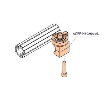 ＴＭＥＨジャパン（株） アルミ滑車ユニット(平行) ACPP アルミ滑車ユニット（平行） ACPP-H6026A-AL