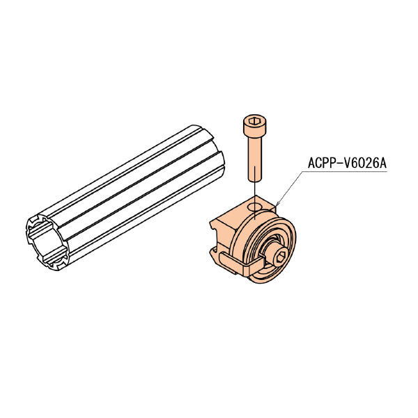 ＴＭＥＨジャパン（株） アルミ滑車ユニット(垂直) ACPP アルミ滑車ユニット（垂直） ACPP-V6026A