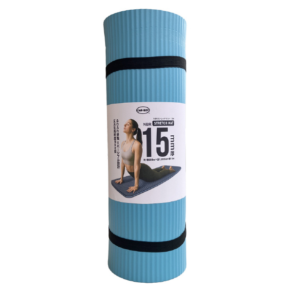（株）カーボーイ ストレッチマット TSM ストレッチマット１５ｍｍブルー TSM15BL/GR