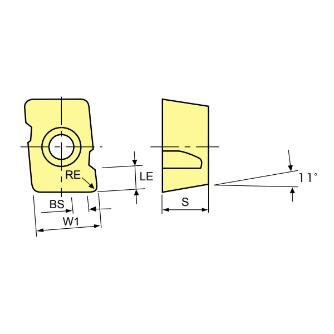 （株）ＭＯＬＤＩＮＯ カッタ用インサート MPHW カッタ用インサート MPHW060302ZEL-0.5 PN215