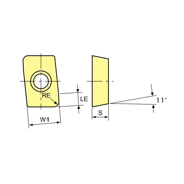 （株）ＭＯＬＤＩＮＯ カッタ用インサート MPHW カッタ用インサート MPHW060305ZFL-N HD7010