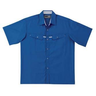 日新被服（株） 半袖シャツ 5103-30 半袖シャツ 5103-30-SS ﾌﾞﾙｰ