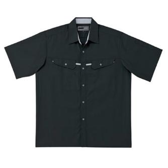 日新被服（株） 半袖シャツ 5103-52 半袖シャツ 5103-52-SS ﾗｲﾄﾌﾞﾗｯｸ