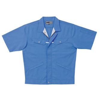 日新被服（株） 半袖ジャンパー 5105-29 半袖ジャンパー 5105-29-SS ﾗｲﾄﾌﾞﾙｰ