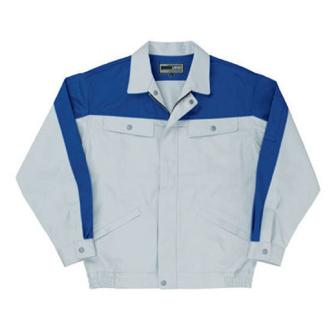 日新被服（株） 長袖ブルゾン 5116-93 長袖ブルゾン 5116-93-SS ｼﾙﾊﾞｰxﾌﾞﾙｰ