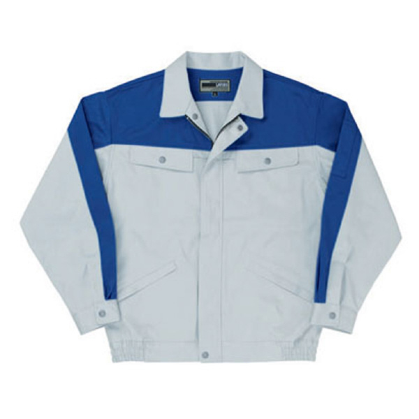 日新被服（株） 長袖ブルゾン 5116-93 長袖ブルゾン 5116-93-SS ｼﾙﾊﾞｰxﾌﾞﾙｰ