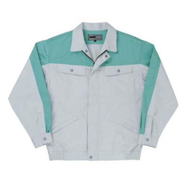 日新被服（株） 長袖ブルゾン 5116-97 長袖ブルゾン 5116-97-SS ｼﾙﾊﾞｰxﾗｲﾄｸﾞﾘﾝ