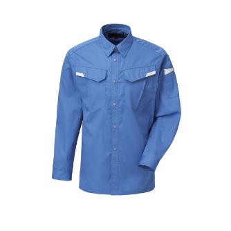 日新被服（株） 長袖シャツ 5124-29 長袖シャツ 5124-29-8L ﾗｲﾄﾌﾞﾙｰ