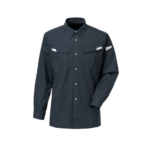 日新被服（株） 長袖シャツ 5124-52 長袖シャツ 5124-52-8L ﾗｲﾄﾌﾞﾗｯｸ
