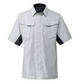 日新被服（株） 半袖シャツ SR2531-40 半袖シャツ SR2531-40-SS ｼﾙﾊﾞｰ