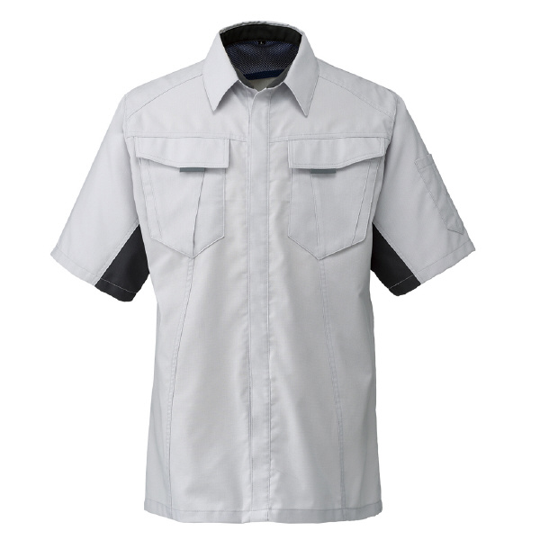 日新被服（株） 半袖シャツ SR2531-40 半袖シャツ SR2531-40-6L ｼﾙﾊﾞｰ