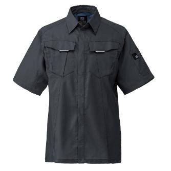日新被服（株） 半袖シャツ SR2531-54 半袖シャツ SR2531-54-S ｼｯｸﾌﾞﾗｯｸ